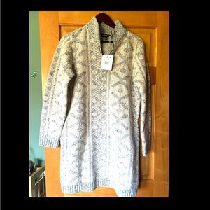 Toad&co merino wool medium sweater tunic dress